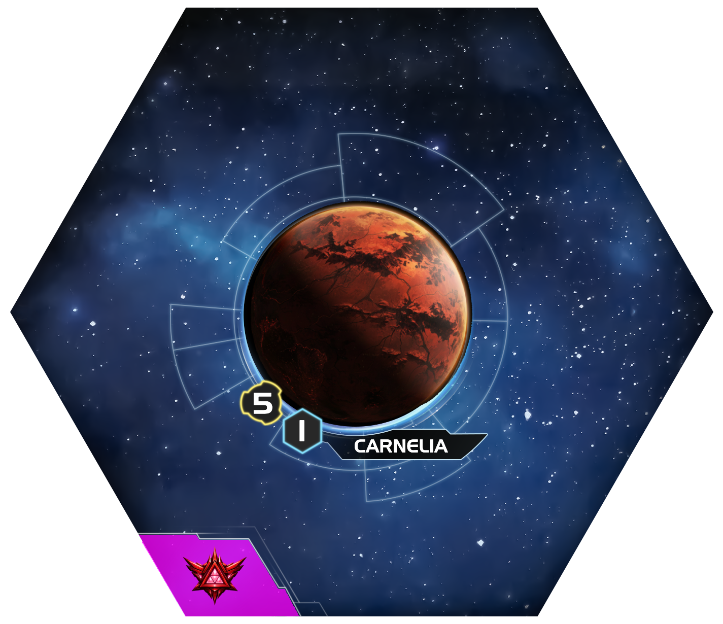 The Rubicund Expanse — Home System Tile