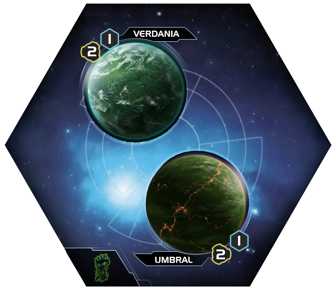 The Viridian Conscripts — Home System Tile